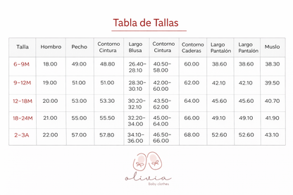 Conjunto beige floral manga farol