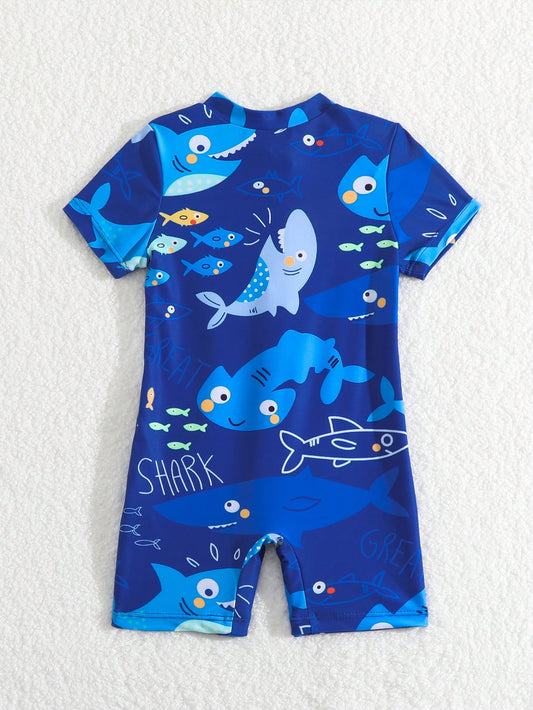 Bañador para bebé con estampado de Tiburones