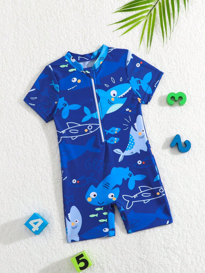 Bañador para bebé con estampado de Tiburones
