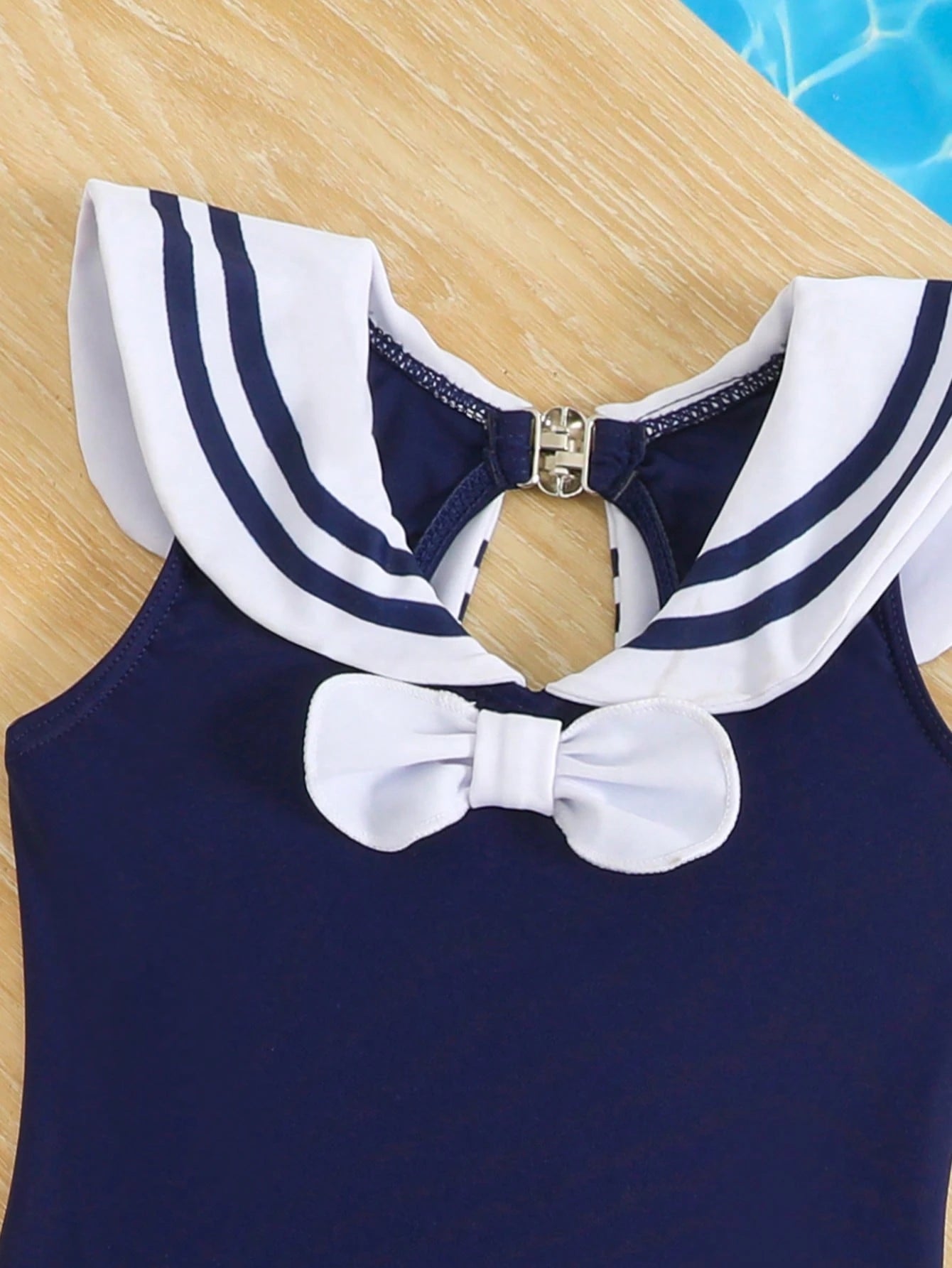 Conjunto azul marinero falda elegante verano