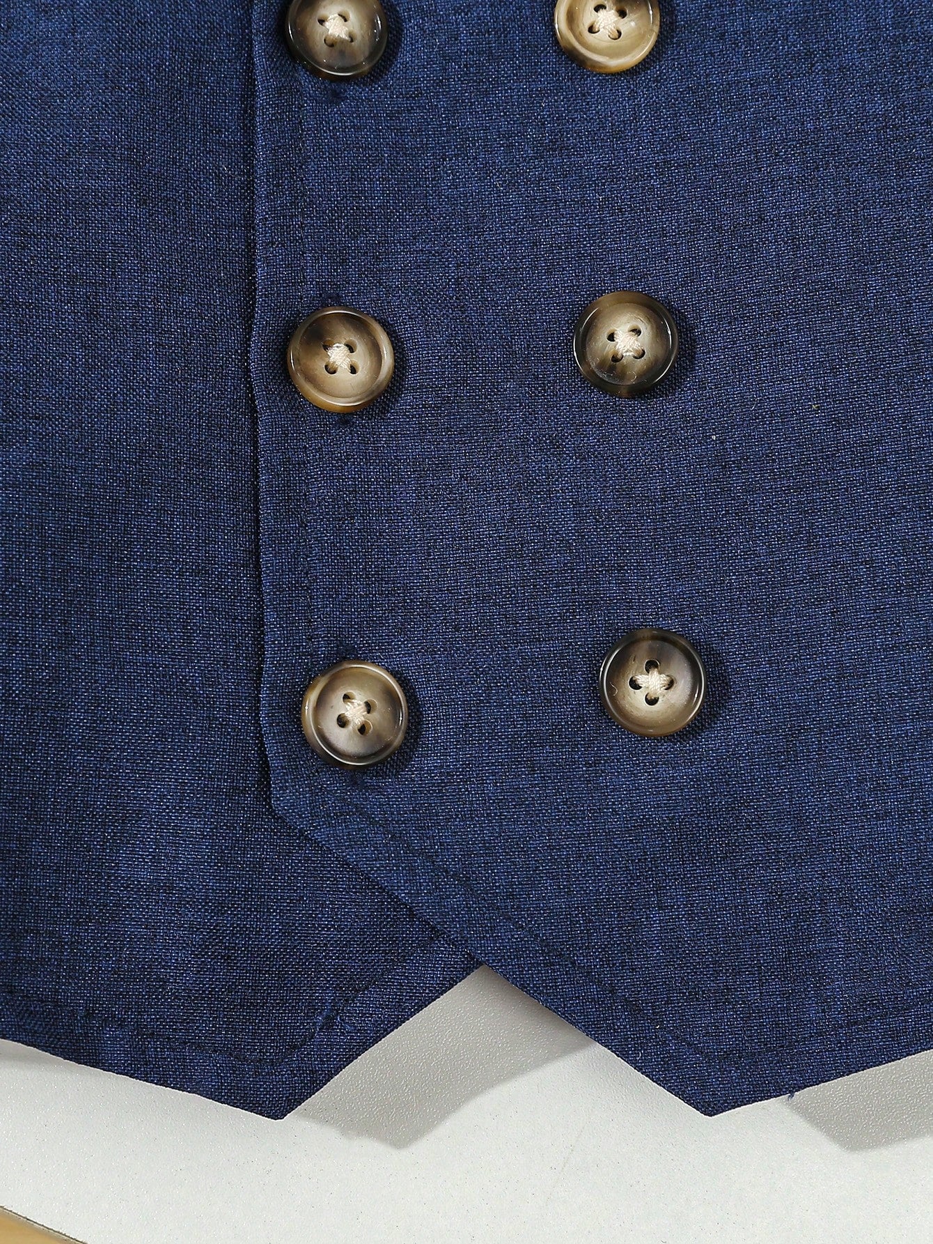 Elegante conjunto azul marino para bebé niño dos piezas