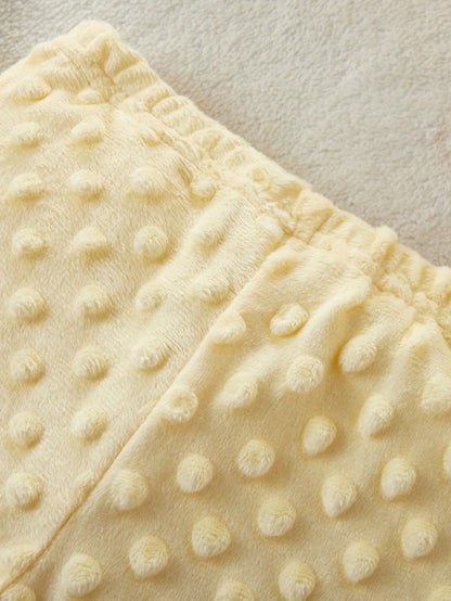 Conjunto térmico amarillo bebé tres piezas suave