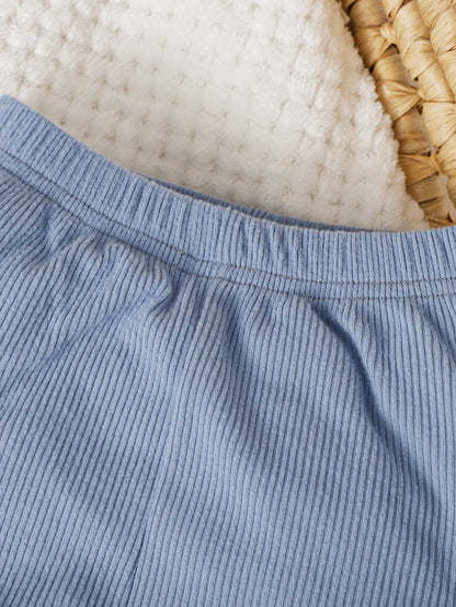 Conjunto azul dinosaurios manga larga