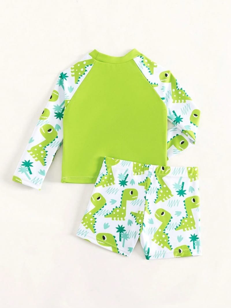 Traje de baño para bebé niño con estampado de tortuga