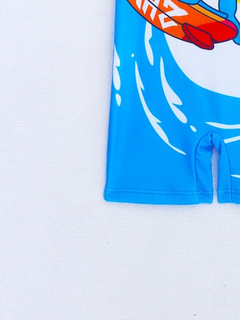 Traje de baño para bebé con estampado de tiburón