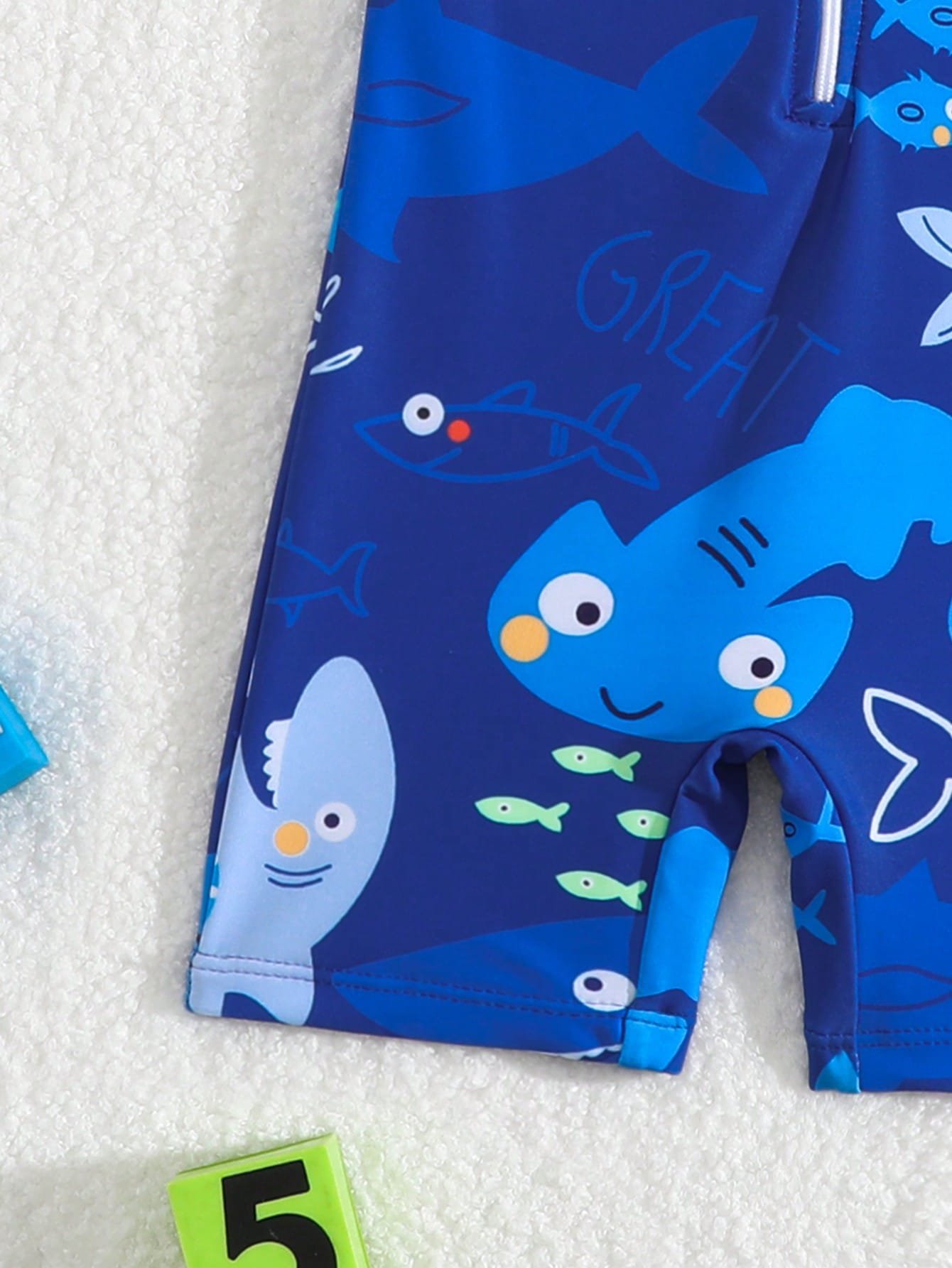 Bañador para bebé con estampado de Tiburones