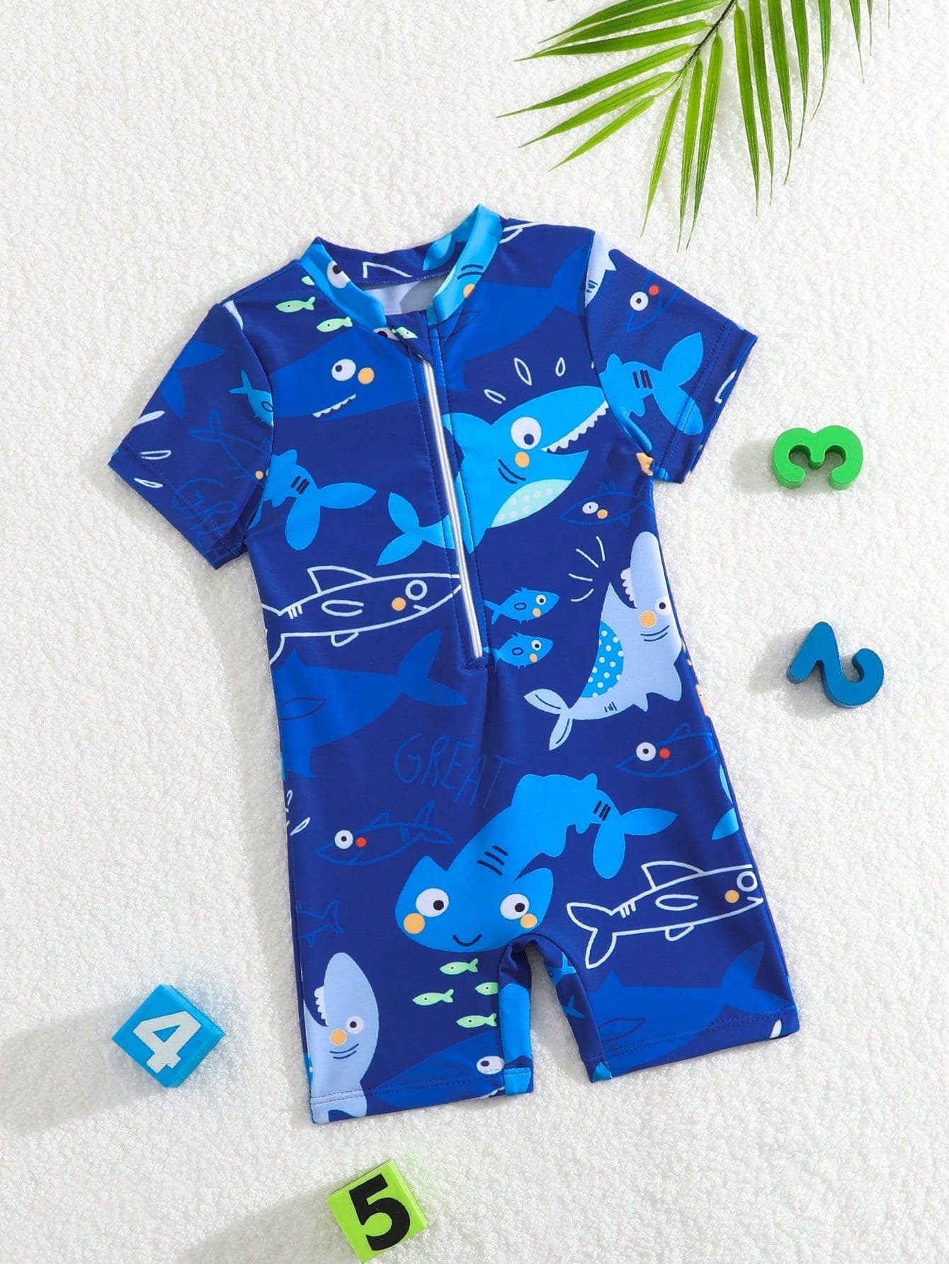Bañador para bebé con estampado de Tiburones
