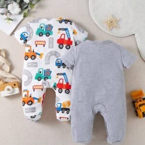 Conjuntos multicolor manga corta con dibujos animados