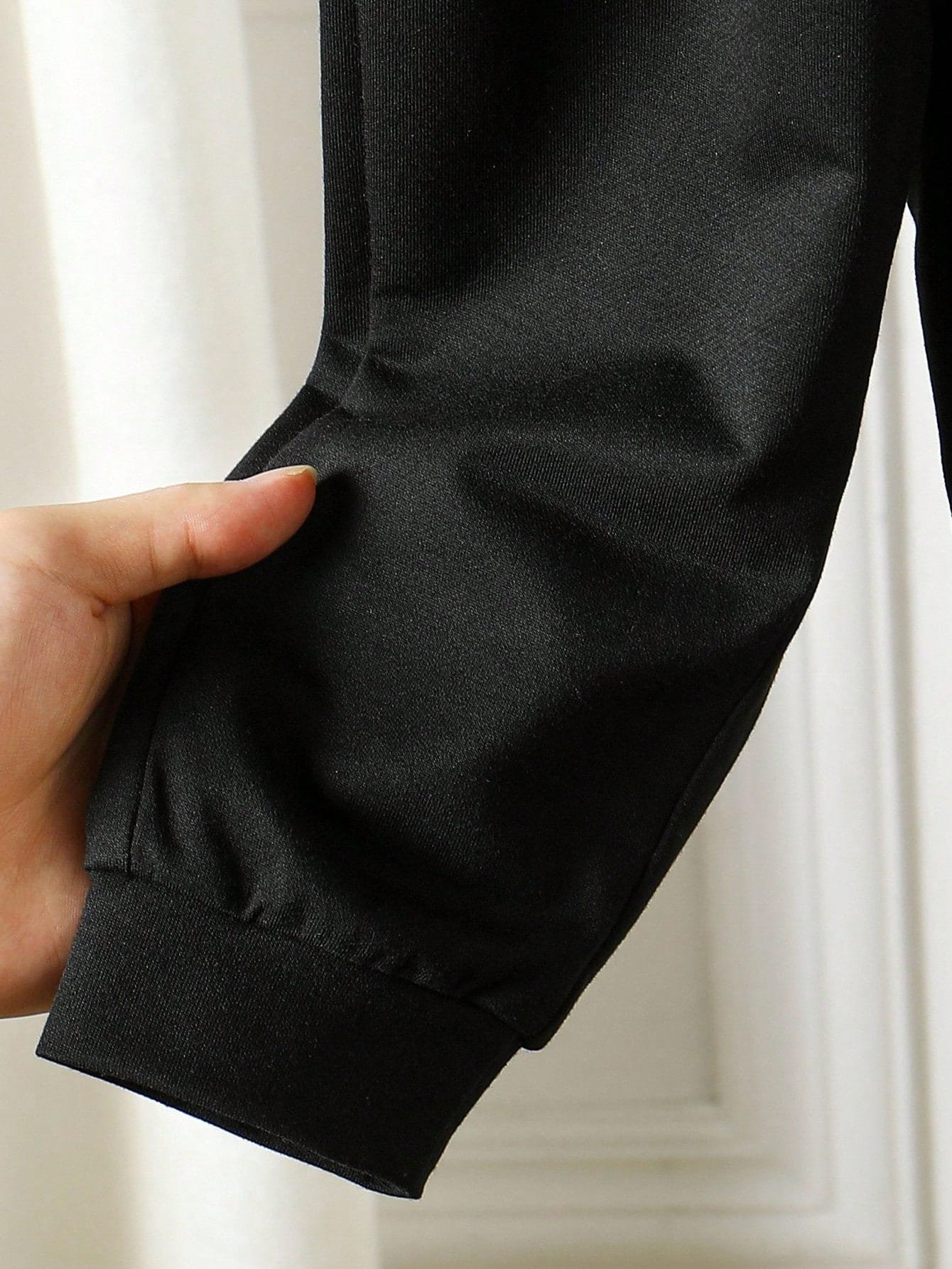 Conjunto Negro Cuadros Bebé Niño Dos Piezas Casual